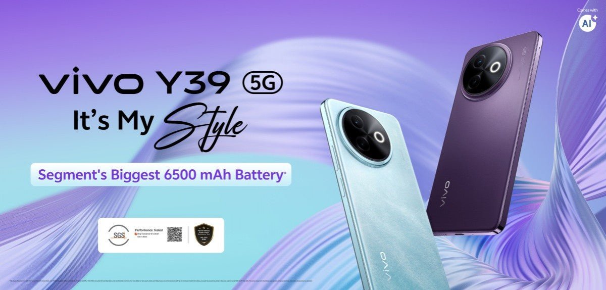 vivo Y39, uygun fiyatla 50 MP kamerasıyla piyasaya sürülüyor