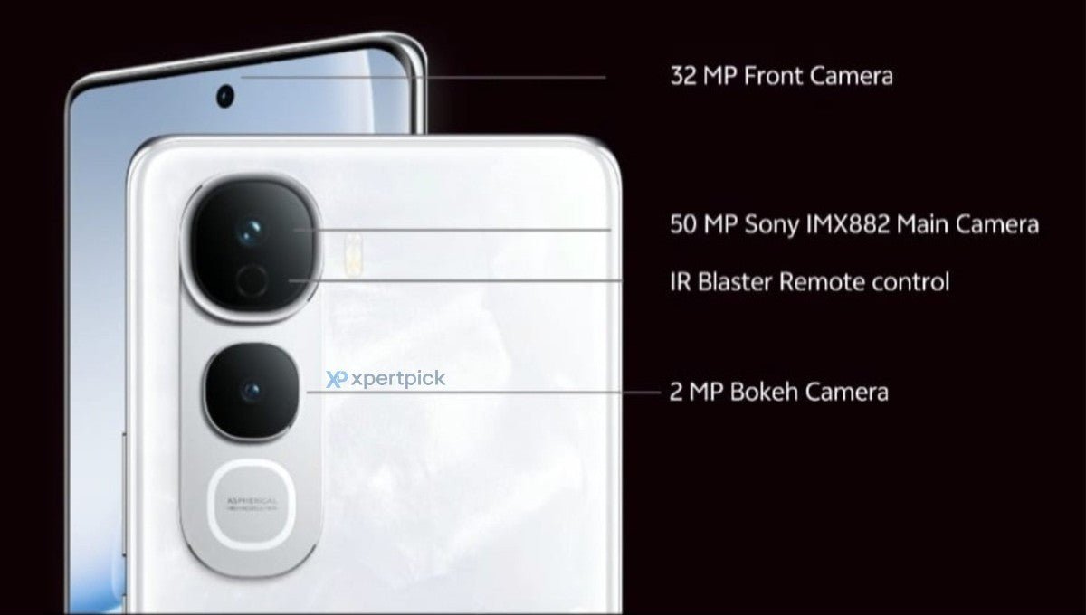 vivo Y400 Pro özellikleri sızdırıldı, tanıtım görseli cihazın bazı bölümlerini gösteriyor