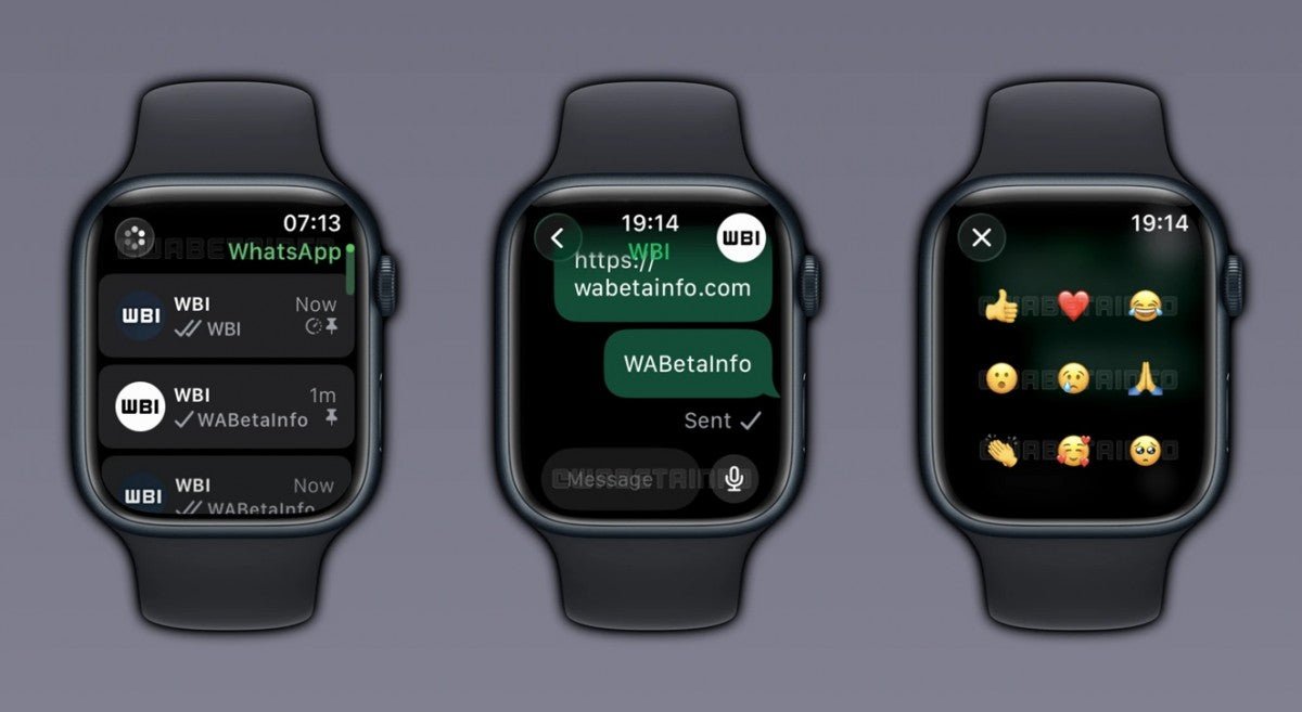 WhatsApp, Apple Watch için bir eşlik uygulamasını test etmeye başlıyor
