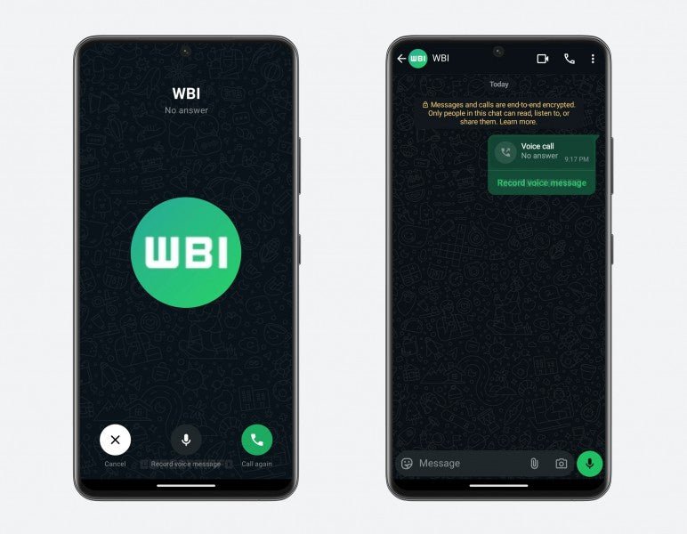 WhatsApp, cevapsız aramalar için sesli mesaj benzeri bir özellik üzerinde çalışıyor