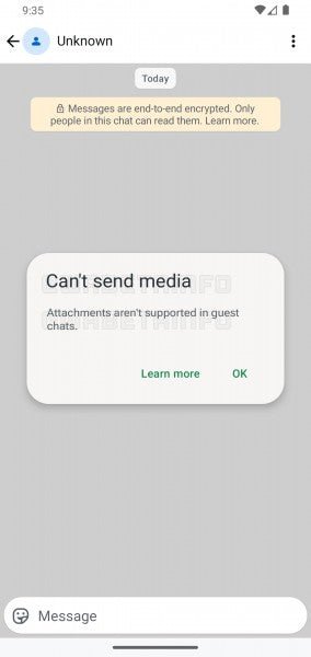WhatsApp yeni bir konuk sohbet özelliğini test ediyor
